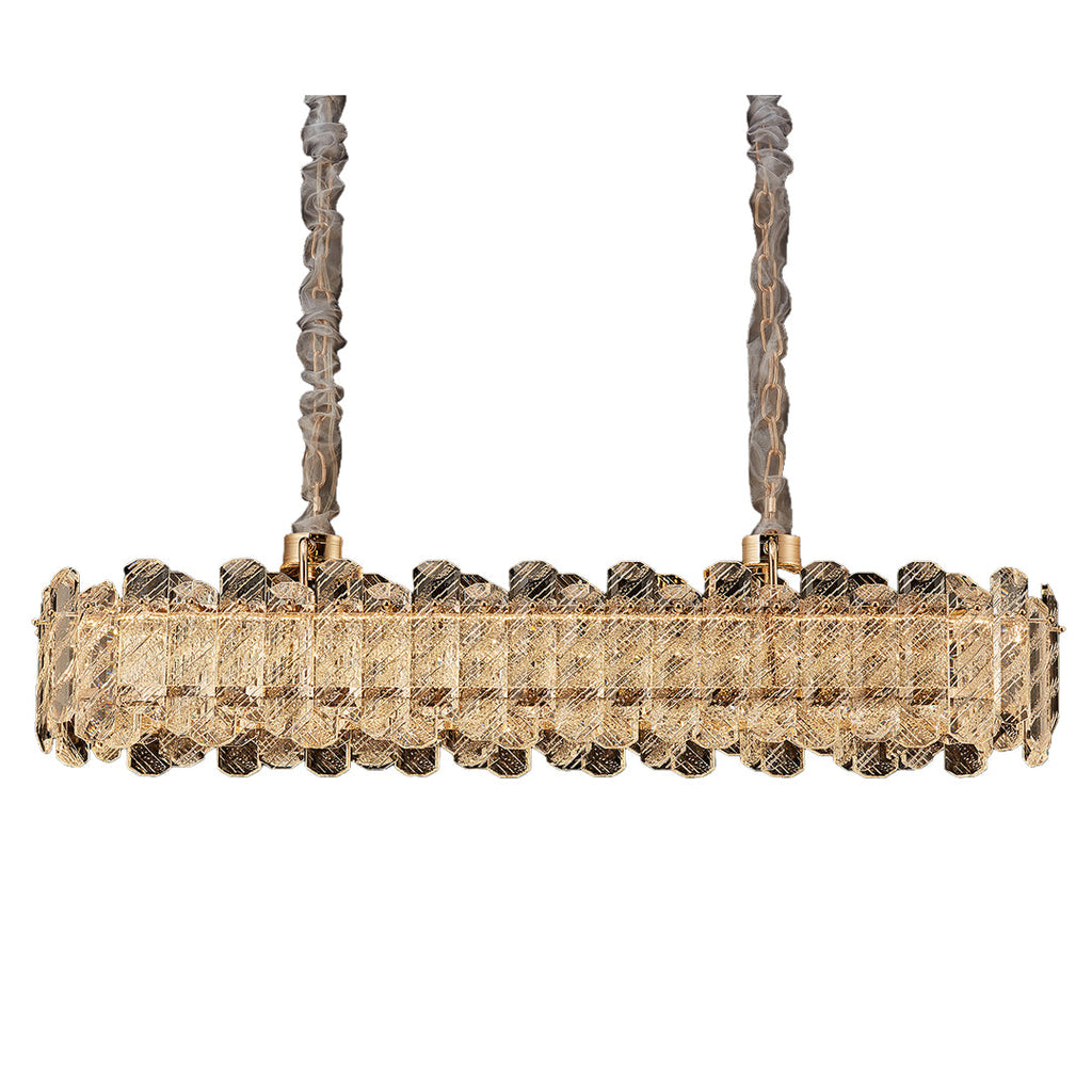 Luxury Nordic Crystal Chandelier - Carbon Steel Ceiling Light