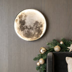 Modern Round LED Full Moon Wall Lamp