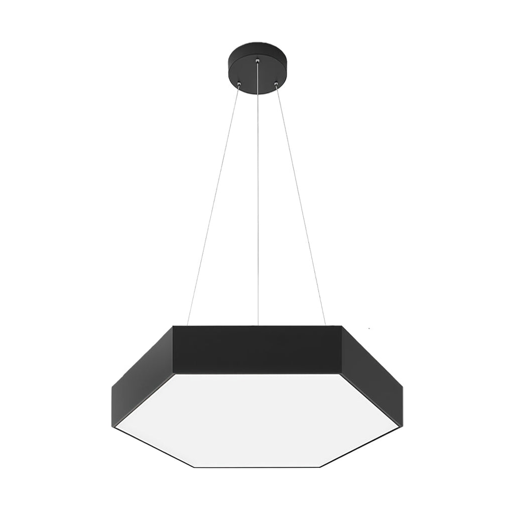 LED Hexagonal Geometric Chandelier - Modern Ceiling Light