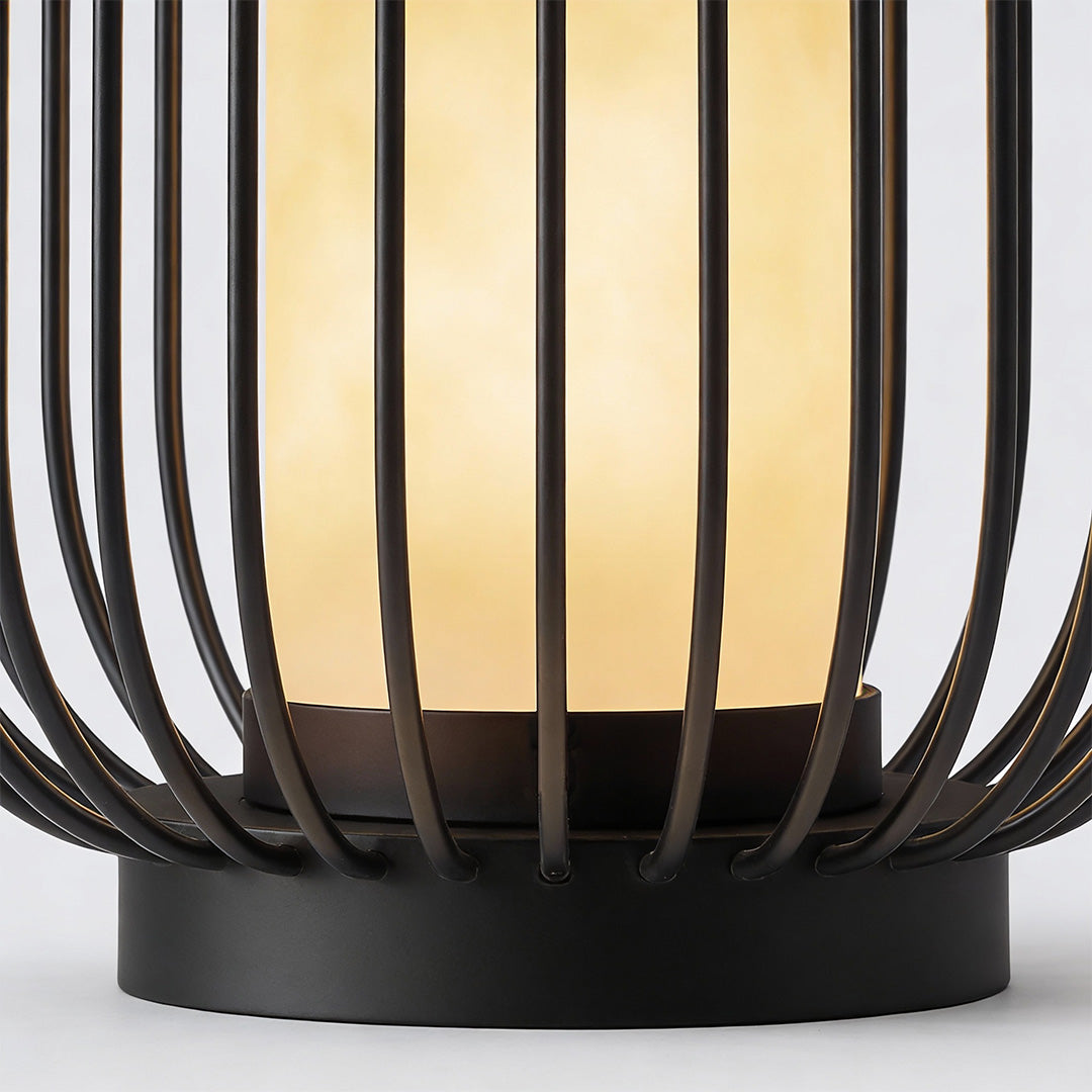 Modern Brown Waterproof Metal Outdoor Lantern