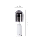 Minimalist Italian Glass Shade Table Lamp - Elegant Ambient Lighting