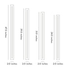 Modern Black Linear LED Wall Sconce - Premium Iron Design
