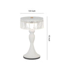 Nordic Minimalist Forged Iron Table Lamp with Acrylic Accent