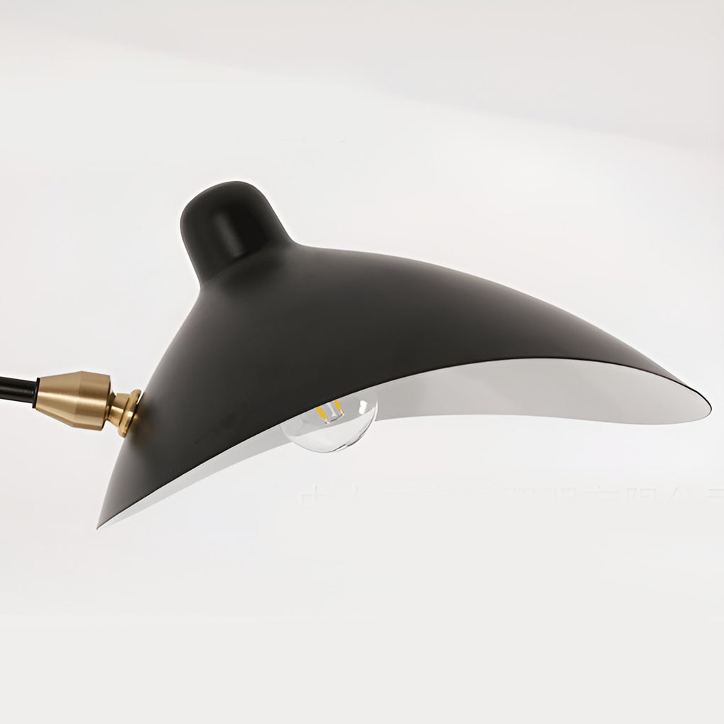Adjustable Double Arm Industrial Wall Sconce