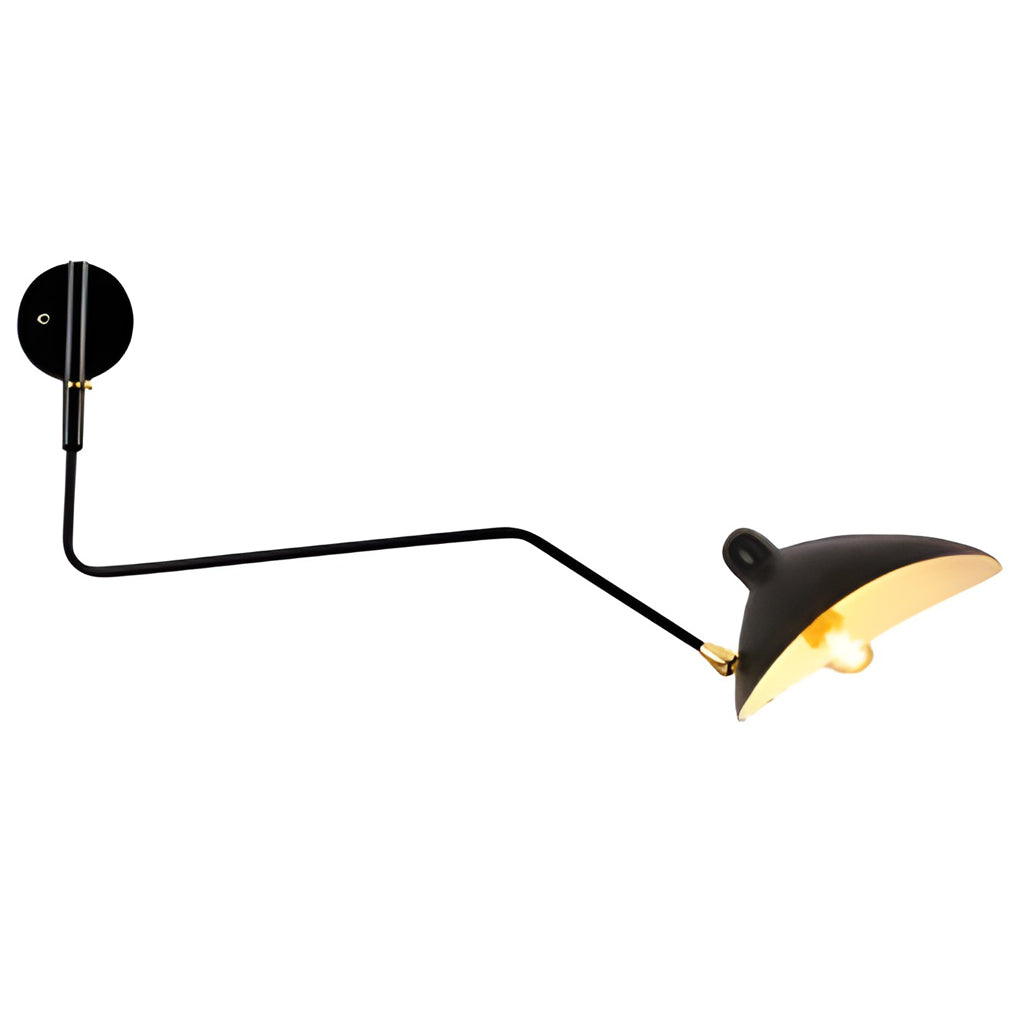 Adjustable Double Arm Industrial Wall Sconce