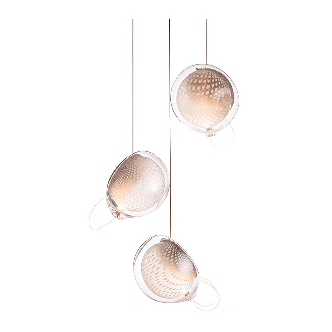 Nordic Glass Jellyfish Pendant Light - Premium Ceiling Fixture