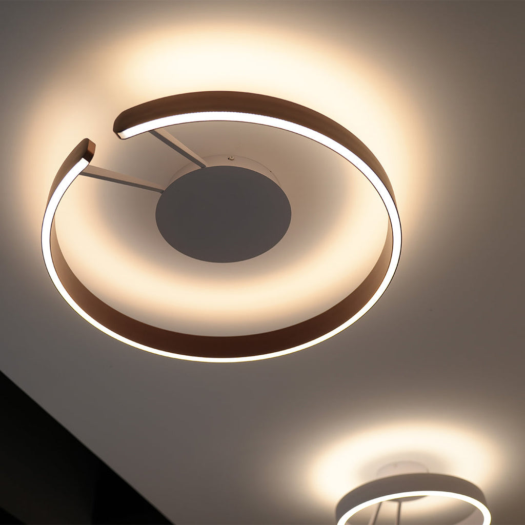 Minimalist Halo Flush Mount Ceiling Light