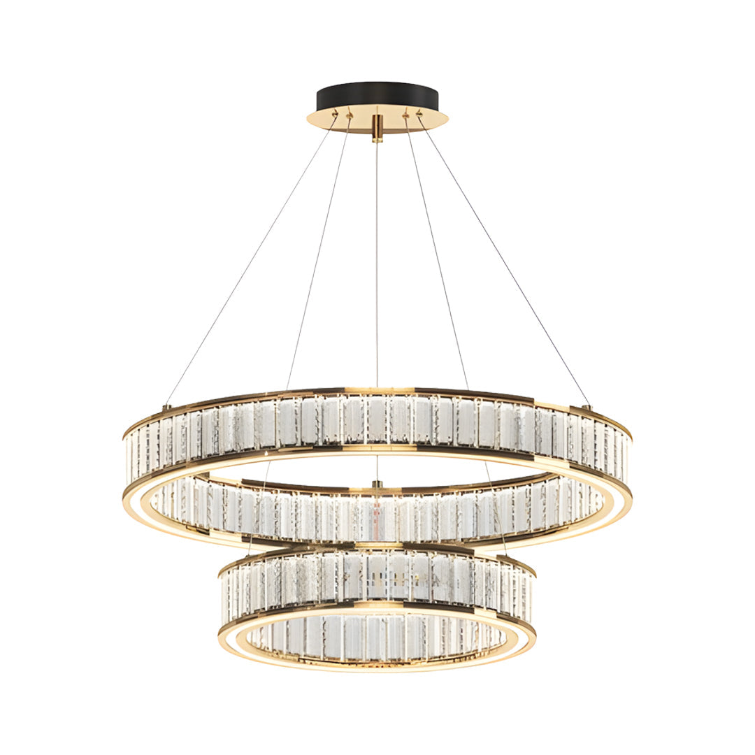 Luxury Large Crystal Circular Ceiling Chandelier