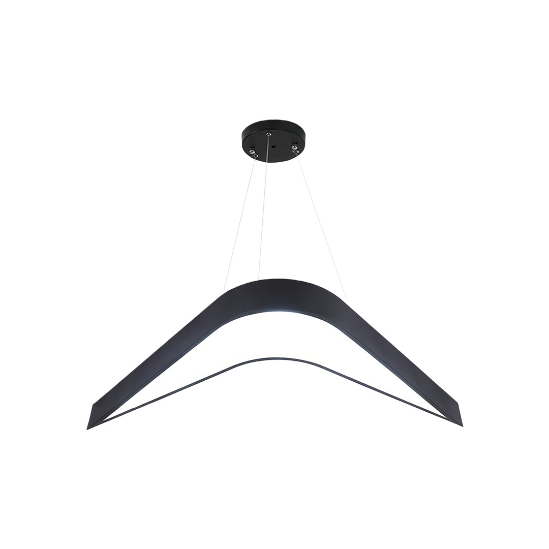 Contemporary Wrought Iron Swallowtail Chandelier - Elegant Ceiling Light