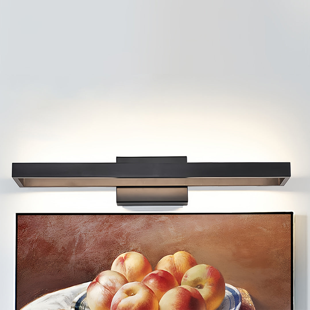 Modern Dimmable LED Black Vanity Wall Light for Bathrooms