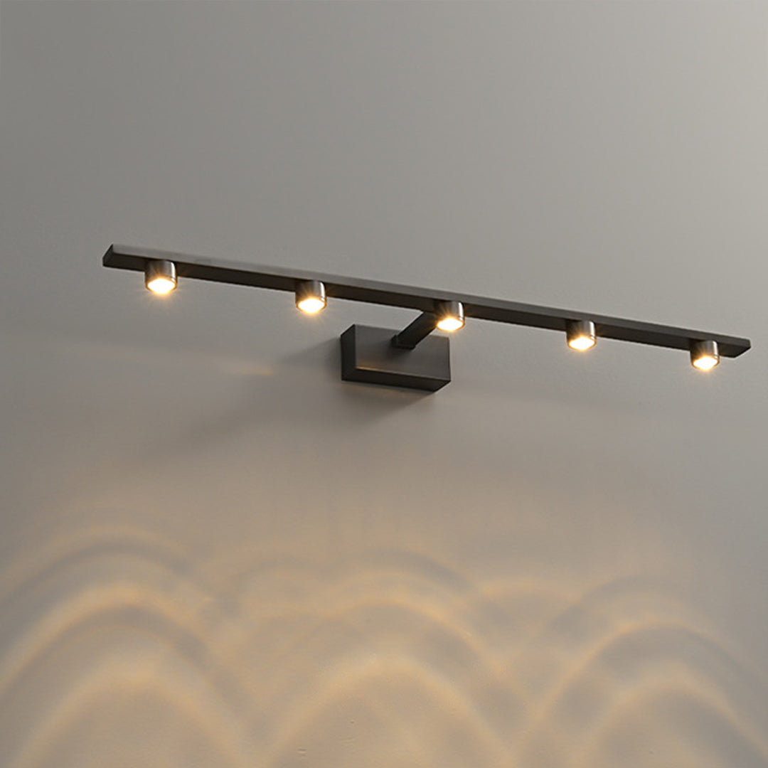 Minimalist Black LED Vanity Lights for Bathroom Mirror Cabinet