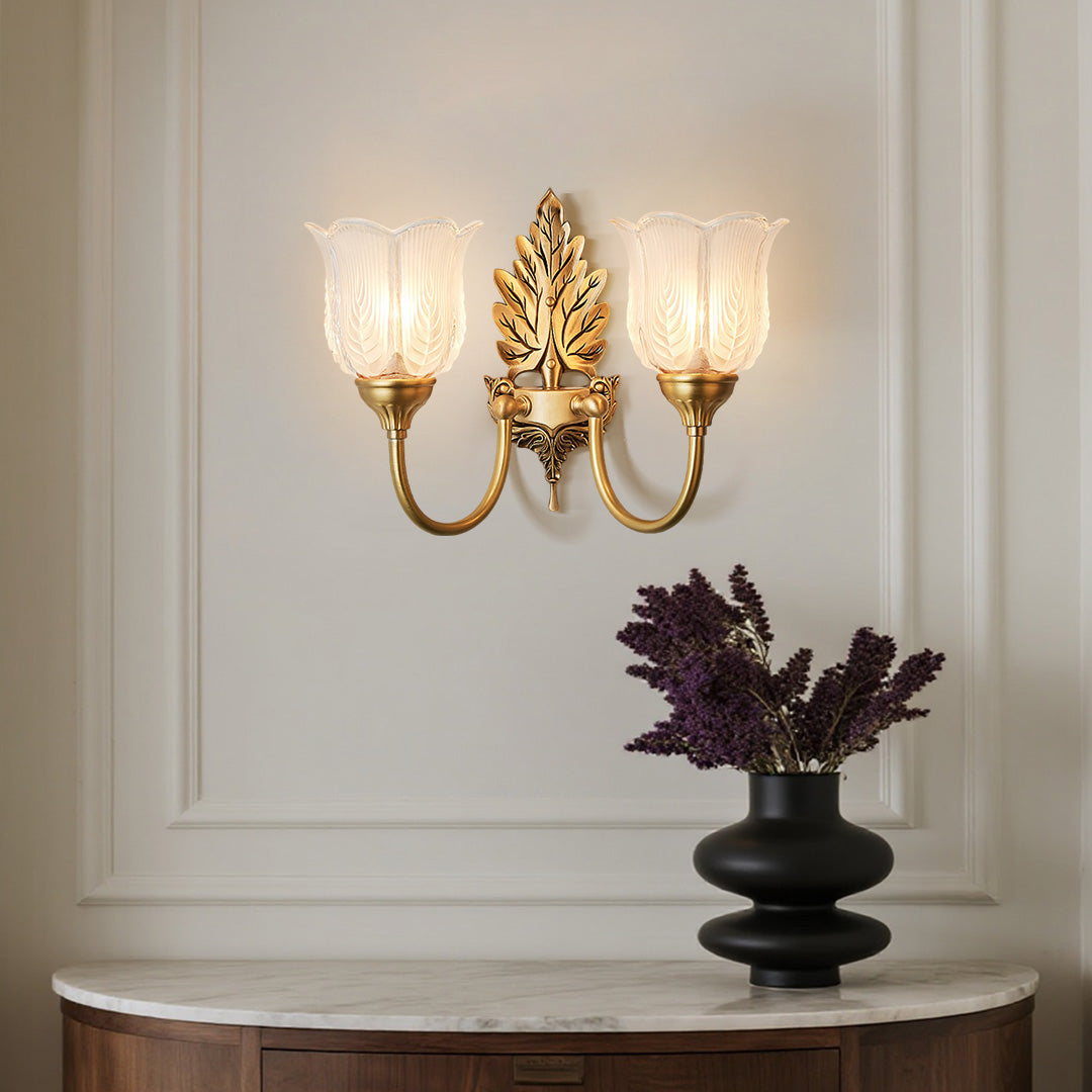 Premium Brass Artistic Bud Wall Lamp