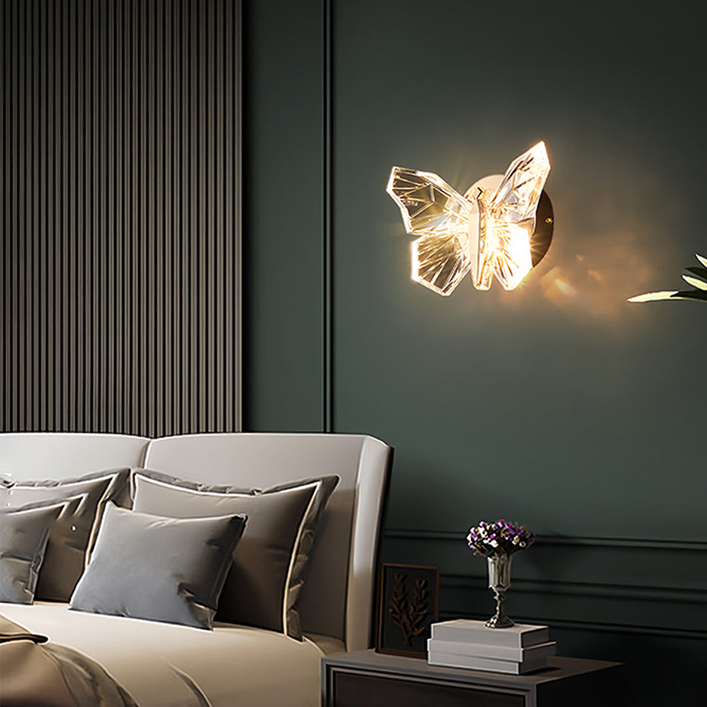 Elegant Butterfly Wall Sconce - Decorative Lighting Fixture