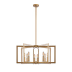 Industrial Multi-Head Candle Chandelier Ceiling Light