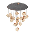 Luxury Crystal Chandelier - Rubik's Cube Ceiling Light