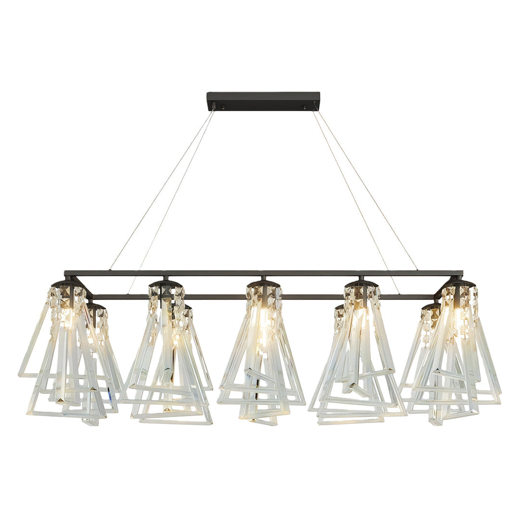 Modern Minimalist Crystal Chandelier Ceiling Light