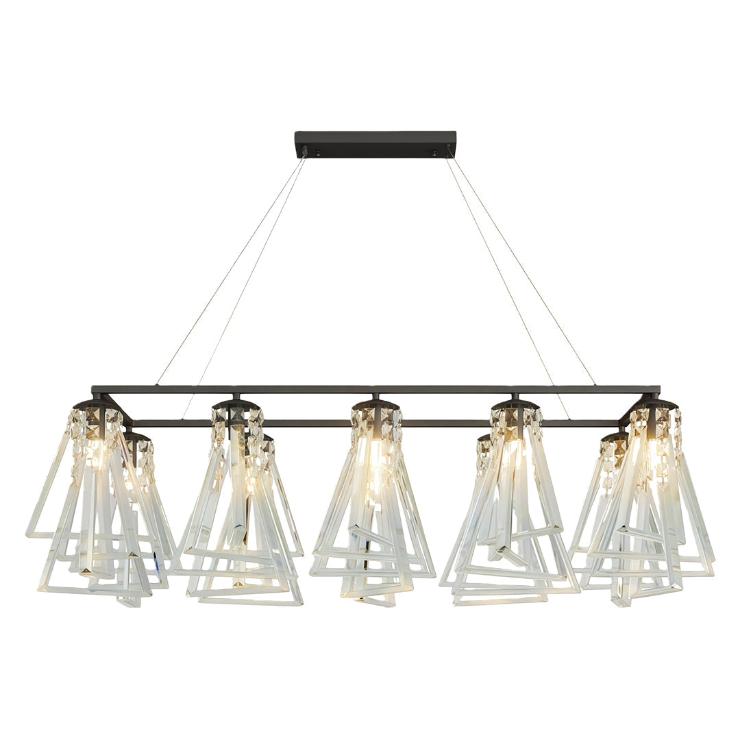 Modern Minimalist Crystal Chandelier Ceiling Light