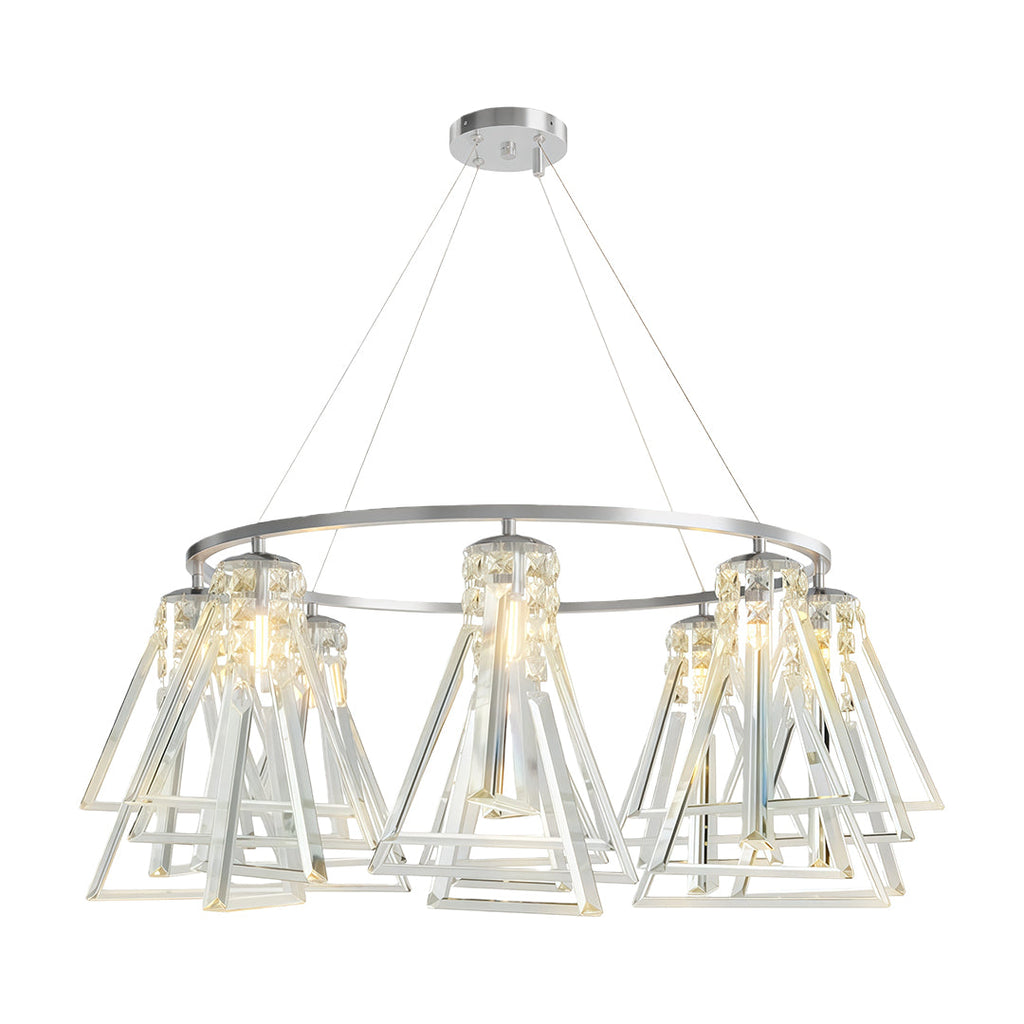 Modern Minimalist Crystal Chandelier Ceiling Light