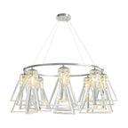 Modern Minimalist Crystal Chandelier Ceiling Light