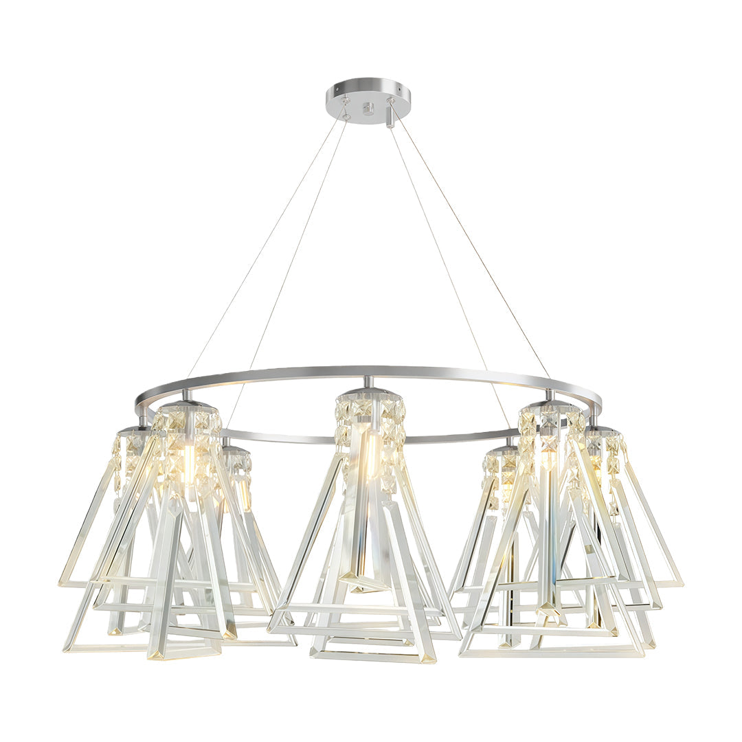 Modern Minimalist Crystal Chandelier Ceiling Light