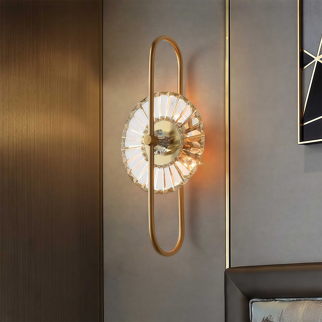 Luxury Crystal LED Wall Sconce Light