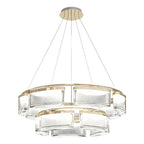 Luxury Modern Crystal Chandelier Ceiling Light - Aluminum Design