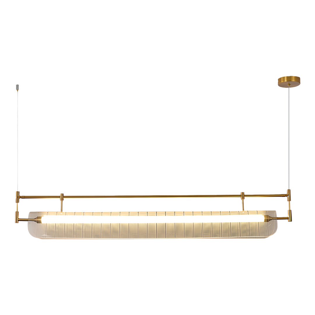 Nordic Minimalist Linear Pendant Ceiling Light - Long Strip Design