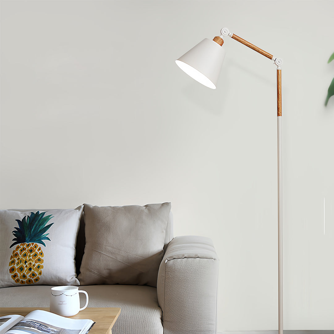 Modern Adjustable Metallic Floor Lamp