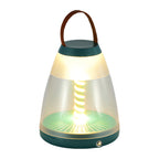 Premium Portable Battery-Powered Outdoor Spiral LED Table Lamp