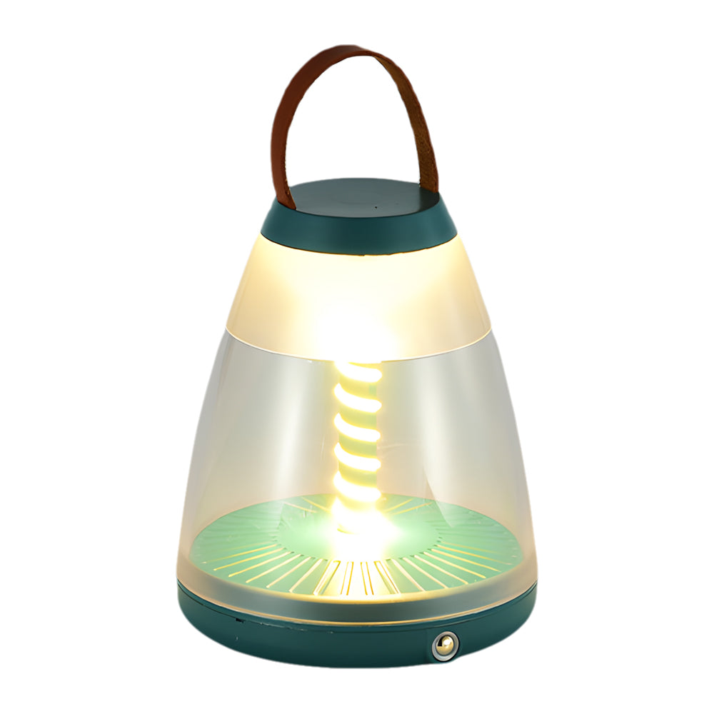 Premium Portable Battery-Powered Outdoor Spiral LED Table Lamp