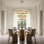 Minimalist Luxury Circular Chandelier - Modern Ceiling Light
