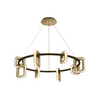 Personalized Modern Gold Acrylic Chandelier Ceiling Light