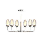 Luxury Copper Minimalist Chandelier - Modern Ceiling Light