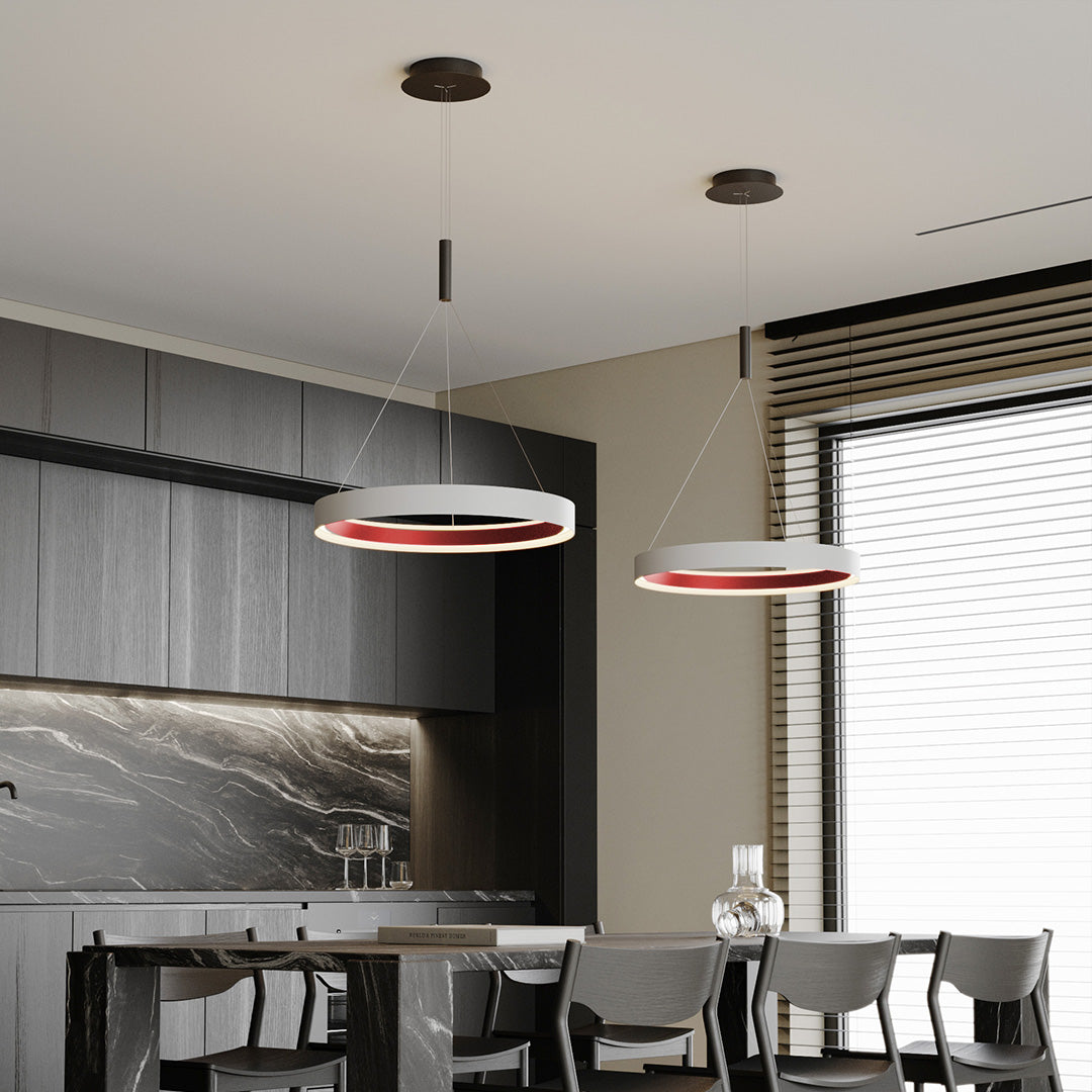 Minimalist Modern Ring Chandelier - Elegant Ceiling Light Fixture