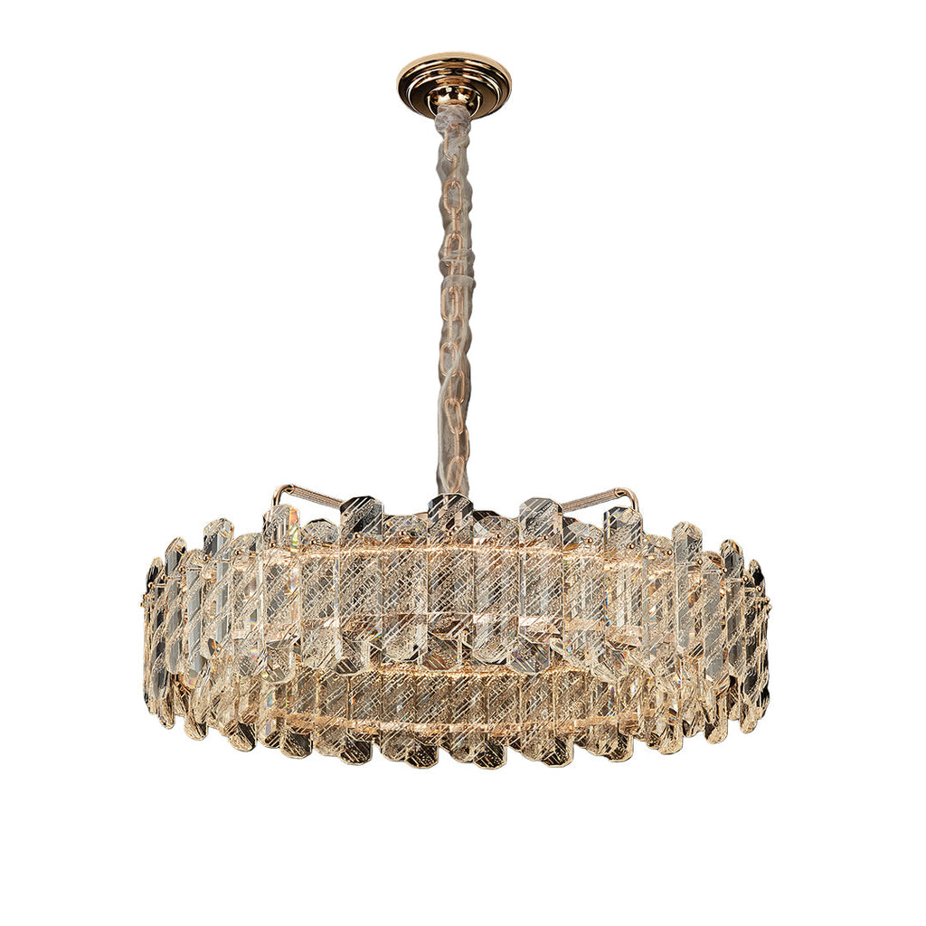 Luxury Nordic Crystal Chandelier - Carbon Steel Ceiling Light