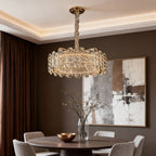 Luxury Nordic Crystal Chandelier - Carbon Steel Ceiling Light