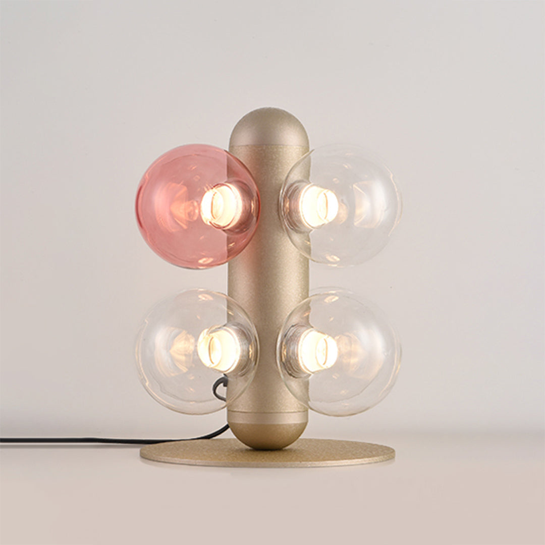 Elegant Multi-Ball LED Glass Bubble Table Lamp