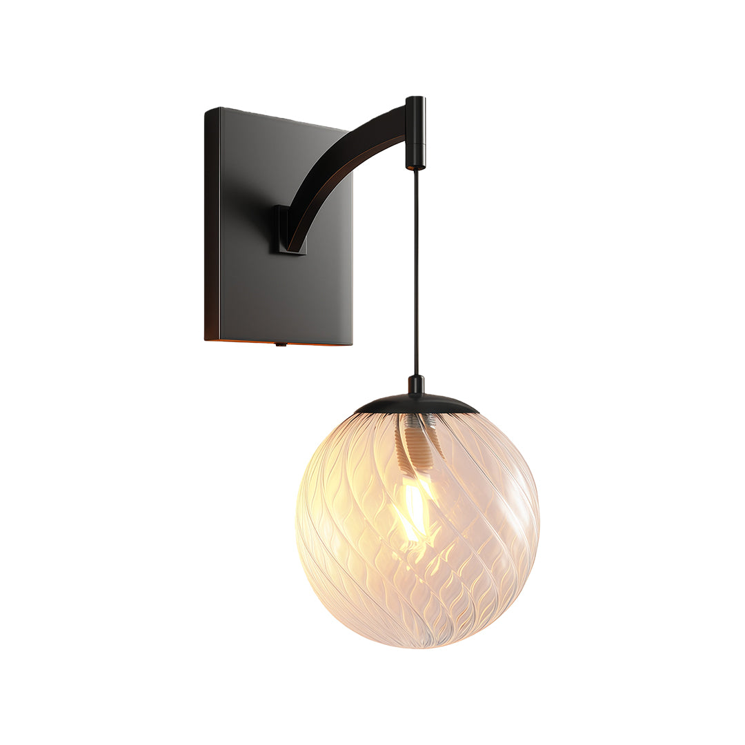 Modern Minimalist Wall-Mounted Glass Ball Pendant Light