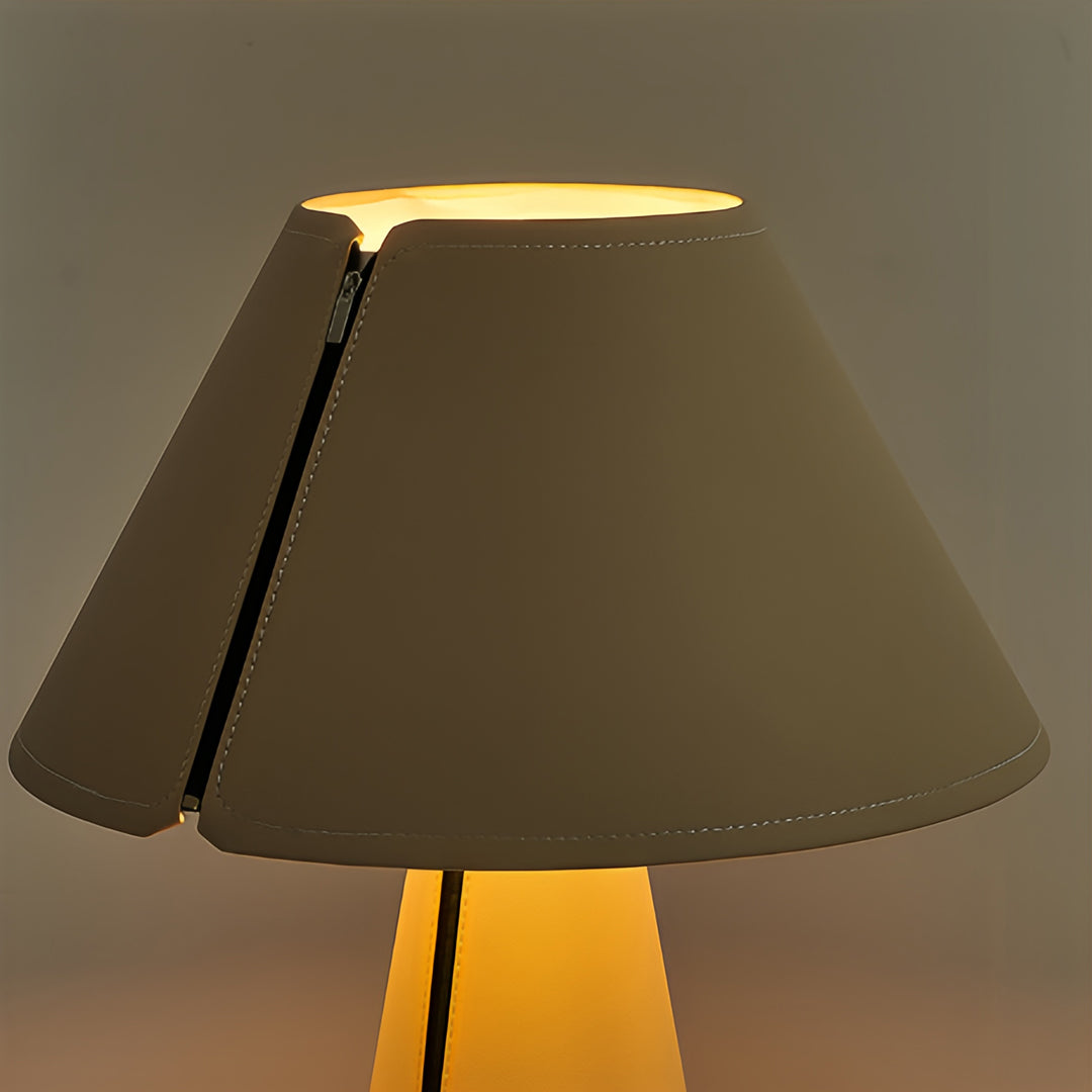Modern White Pleated Shade Table Lamp for Elegant Bedroom Decor