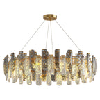 Modern Crystal Ceiling Light with Eye Protection