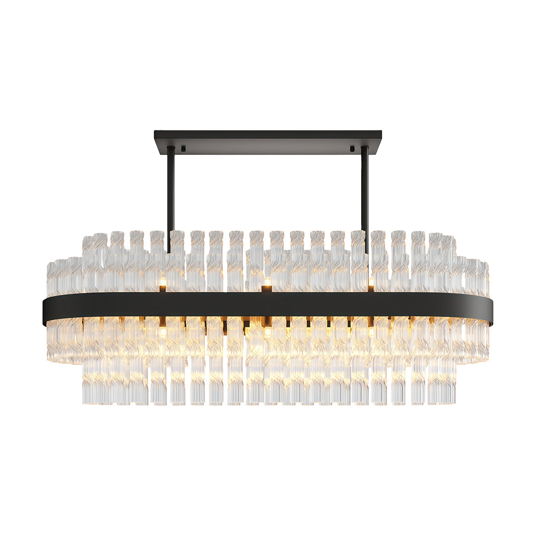 Luxury Copper Industrial Modern Chandelier Ceiling Light
