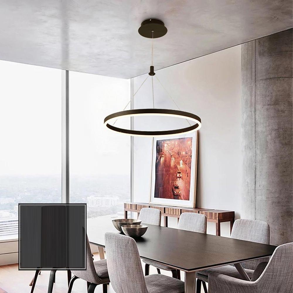 Corona Modern LED Ring Chandelier - Available in 12'', 16'', and 24'' Sizes