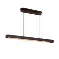 Japanese Minimalist Linear Pendant Light for Island Ceilings