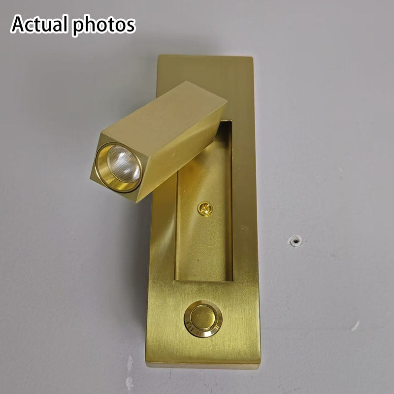 Contemporary Rectangular Aluminum LED Wall Sconce