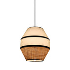 Japanese-Style Pendant Fabric Ceiling Light Shade