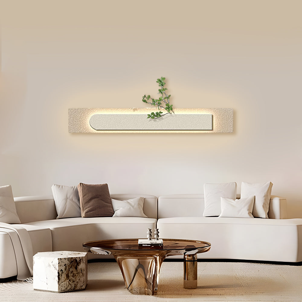 Modern Faux Sandstone Wall Light - Elegant Home Decor