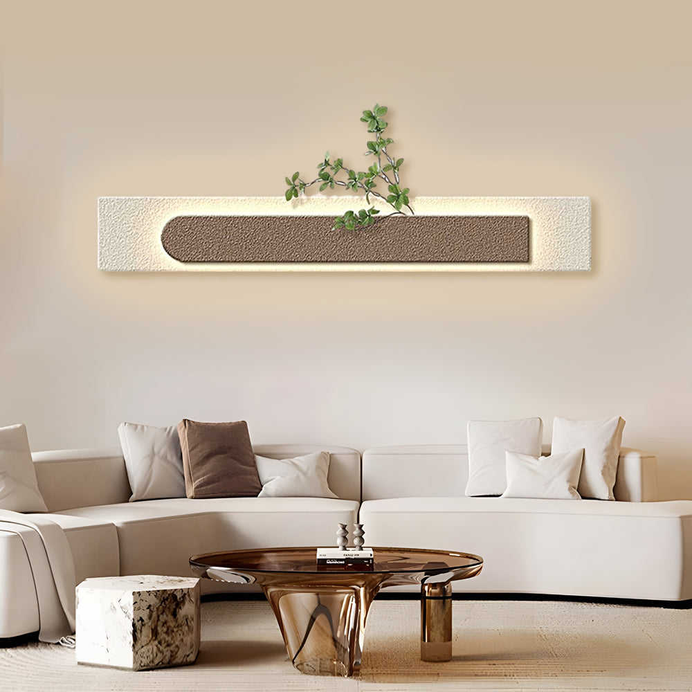 Modern Faux Sandstone Wall Light - Elegant Home Decor