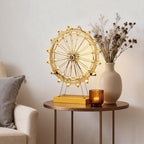 Vintage Gold Metal Ferris Wheel LED Atmosphere Light
