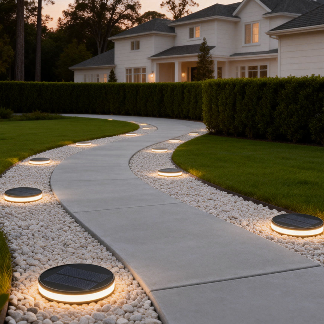 Modern Waterproof Solar In-Ground Garden Lights