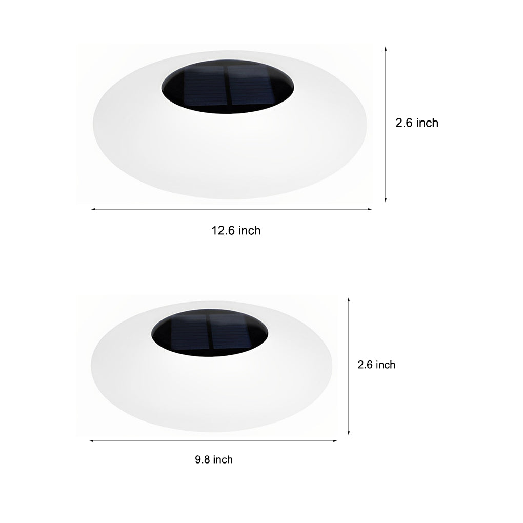 Solar-Powered RGB Floating Pond Lamp - White Light for Pools